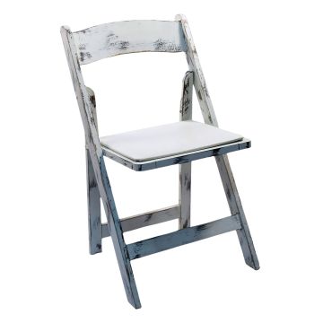 Image of Distressed Folding Chair